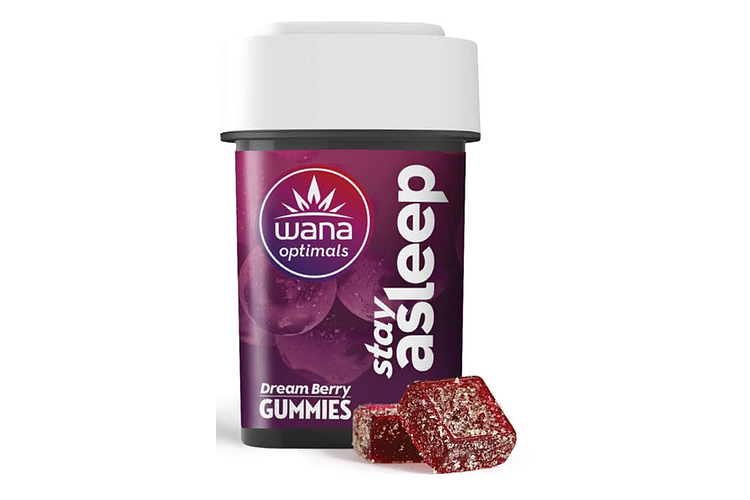 Stay Asleep 100mg THC/200 CBD/50 CBG/50CBN 10ct by Wana