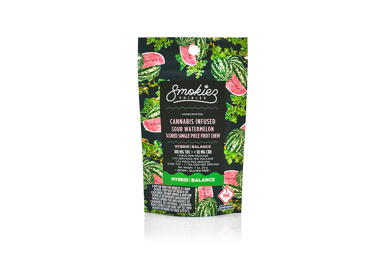 Sour Watermelon 10ct by Smokiez