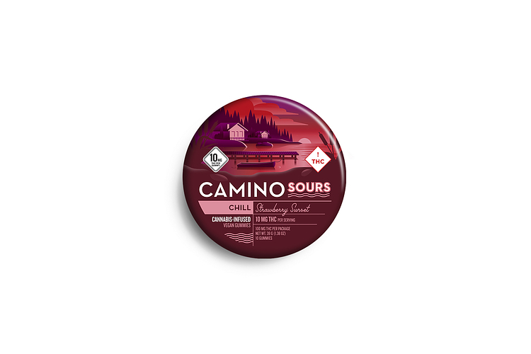 Sour Strawberry Sunset 10ct by Camino