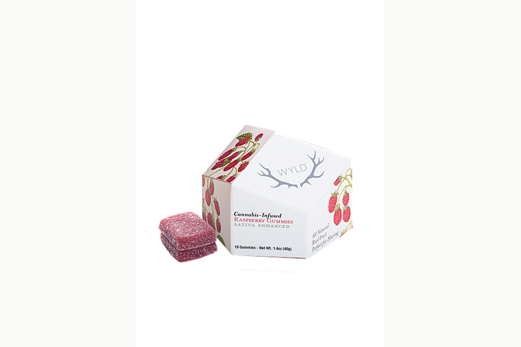 Raspberry 100mg 10ct by Wyld