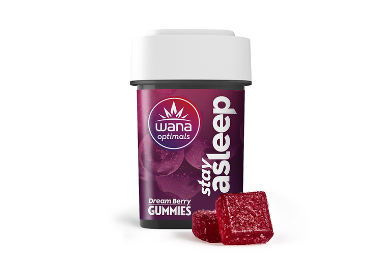 Stay Asleep 100mg THC/200 CBD/50 CBG/50CBN 10ct by Wana