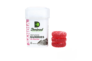 Gummies Sandia 1:1 CBD (C) 100mg 10ct by Derived