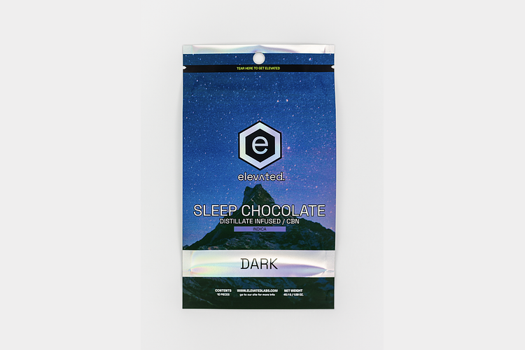 Dark Chocolate Sleep (I) 500mg 10ct by Elevated