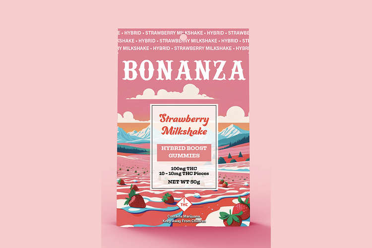 Strawberry Milkshake 10ct by Bonanza