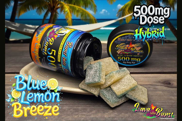 MED - Equilibrium Rosin Gummies Blueberry Breeze (H) 500mg 10ct by Equilibrium