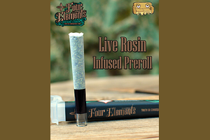 Couchlock Live Rosin Infused Pre-Roll (H) 1g by Four Elements